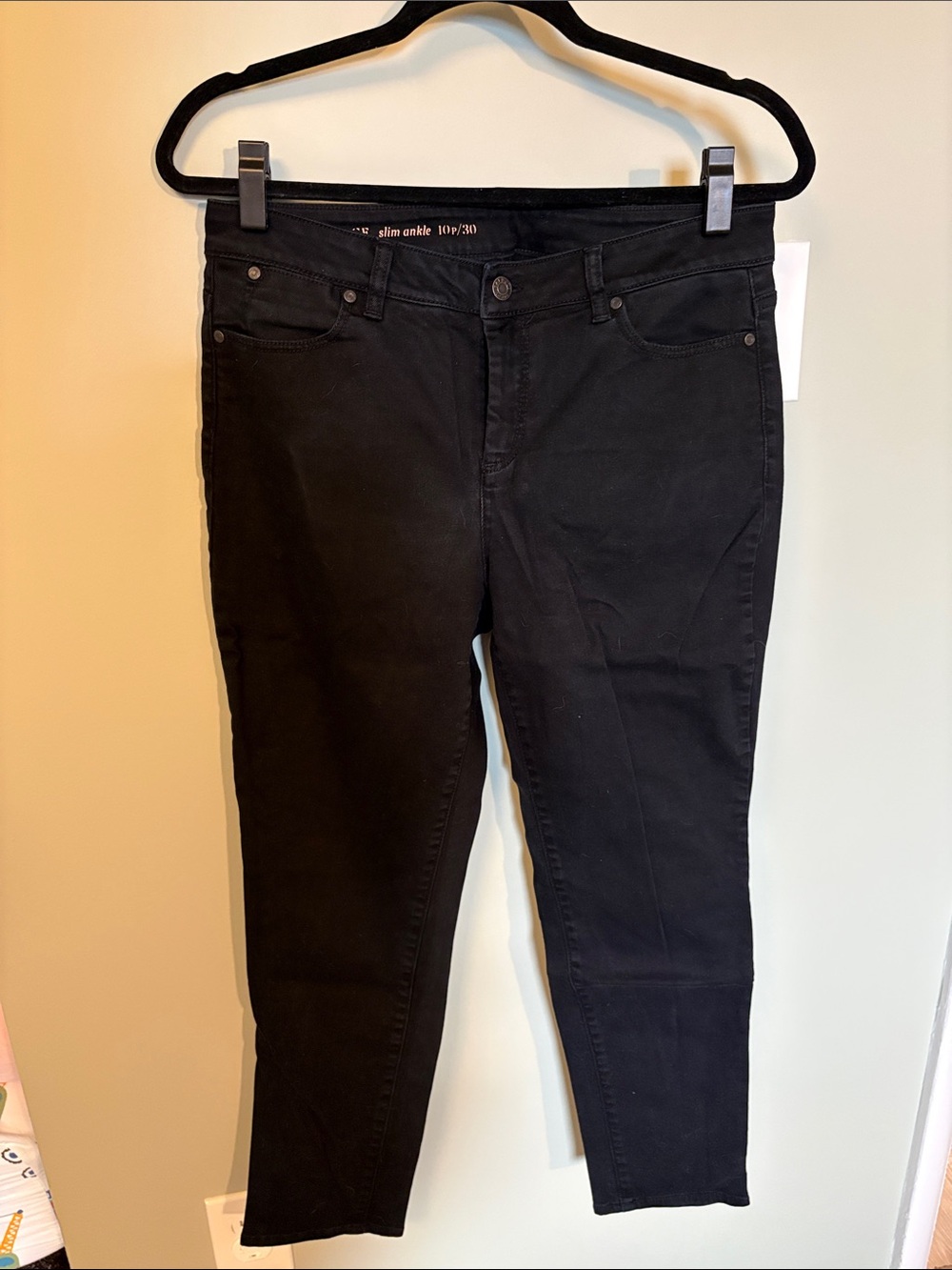 Talbots Slim Ankle Jeans - Black